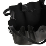 Borsa tote Scallop in pelle SCALLOP TOTE PEBBLE GRAIN LEATHER  YUZEFI 