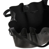 Borsa tote Scallop in pelle SCALLOP TOTE PEBBLE GRAIN LEATHER  YUZEFI 