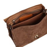 Borsa Postina® S in nabuk 068090 -0070000Z1164 ZANELLATO 