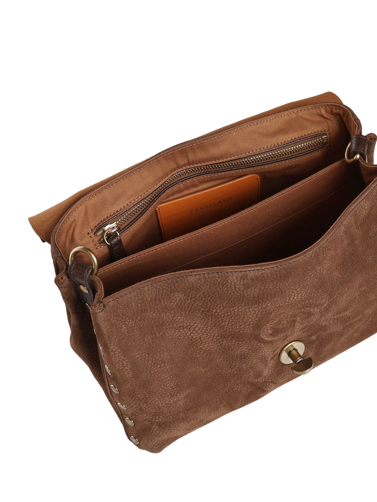 Borsa Postina® S in nabuk 068090 -0070000Z1164 ZANELLATO 