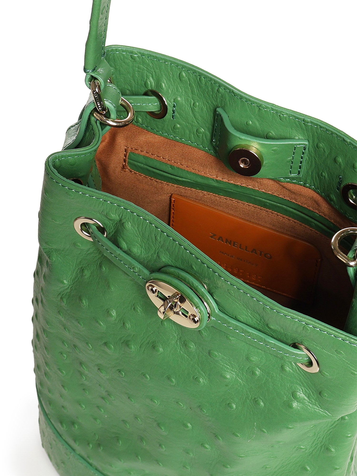 Borsa Mondà'® small in pelle cactus 068980 -2230000Z0496 ZANELLATO 