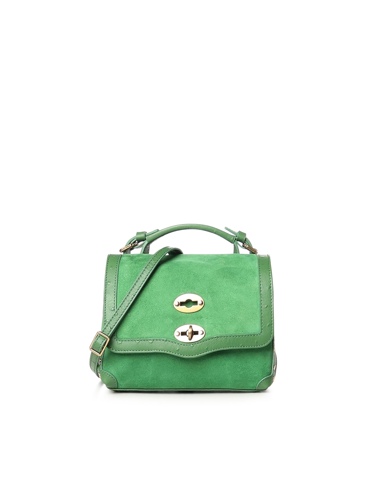 Borsa Postina® Baby in pelle Zashmere® e cactus 070790 2270000Z0404 ZANELLATO 