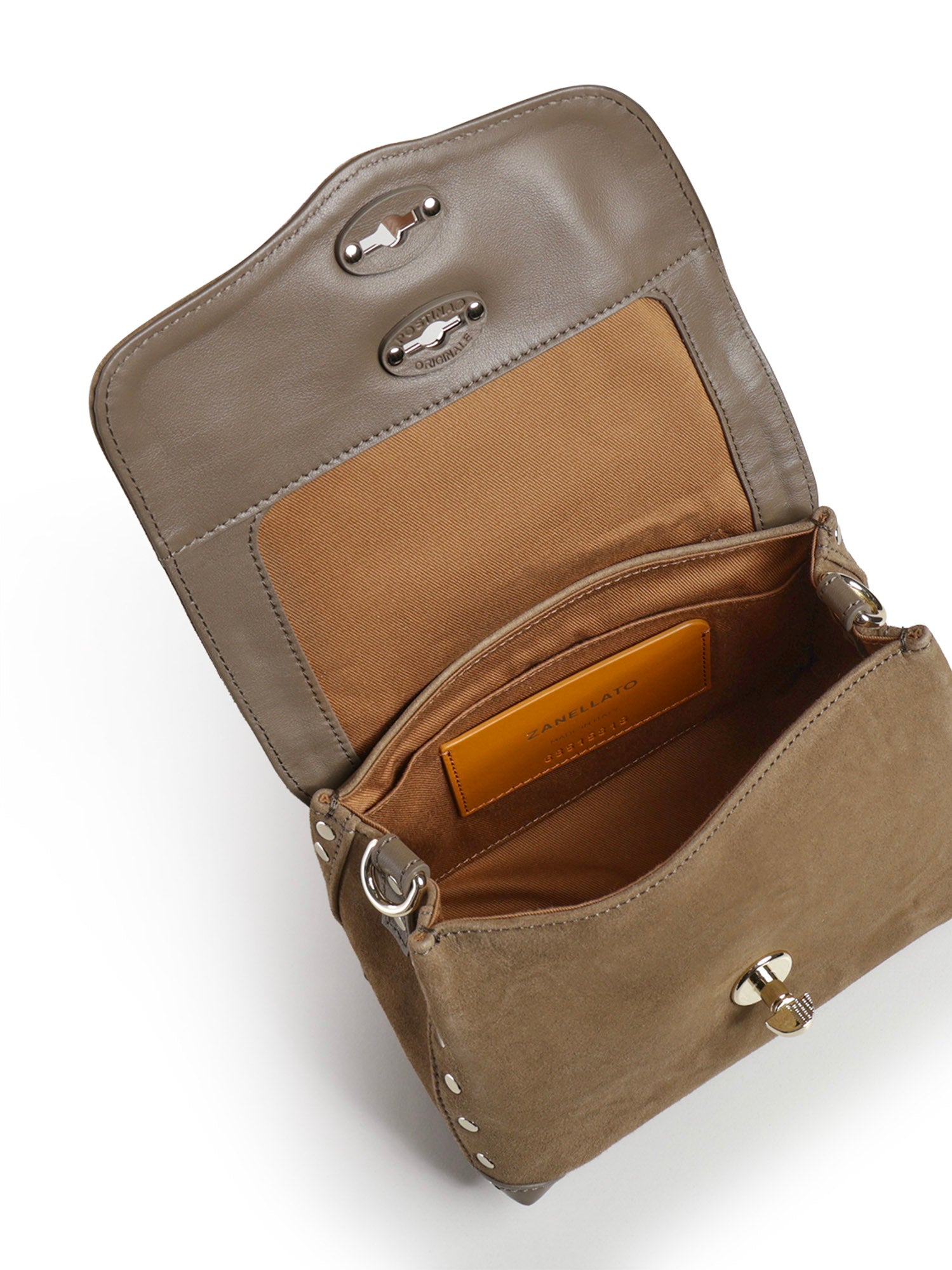 Borsa Postina® Baby in suede 080110 2380000Z0154 ZANELLATO 