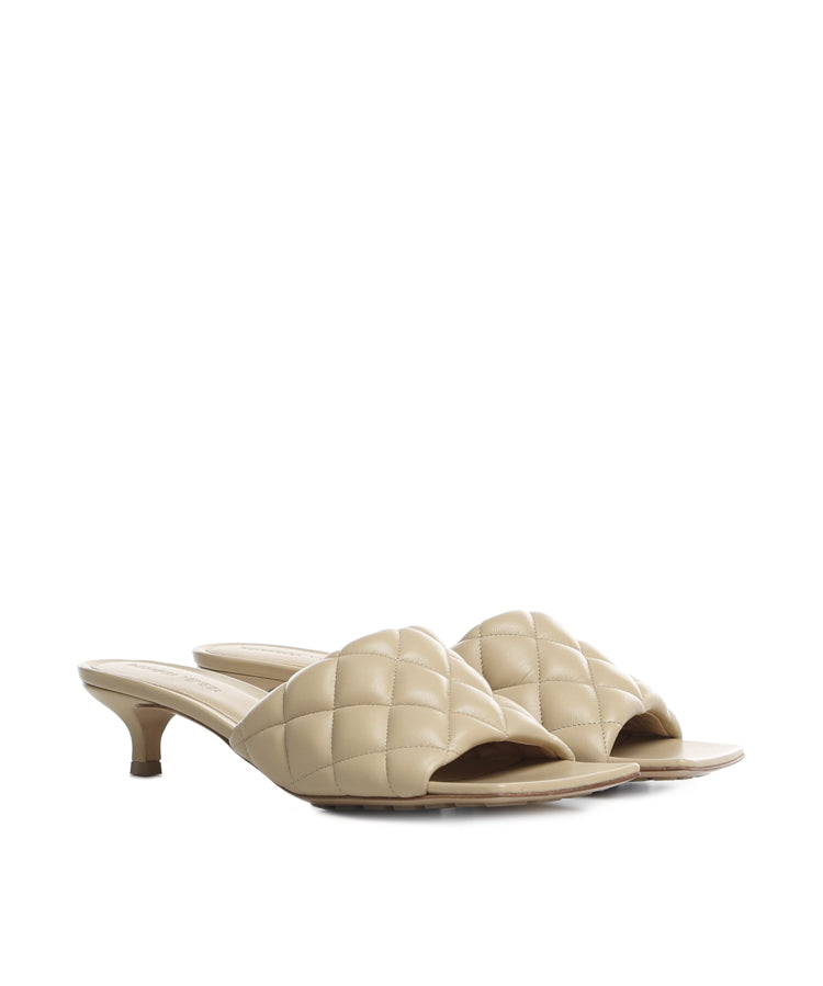 Mules in pelle trapuntata 729764 VBRR02624 BOTTEGA VENETA 
