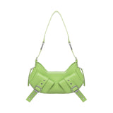 Borsa a spalla Y2K.001 FBBP70001 -VERDE/NIKEL BIASIA 