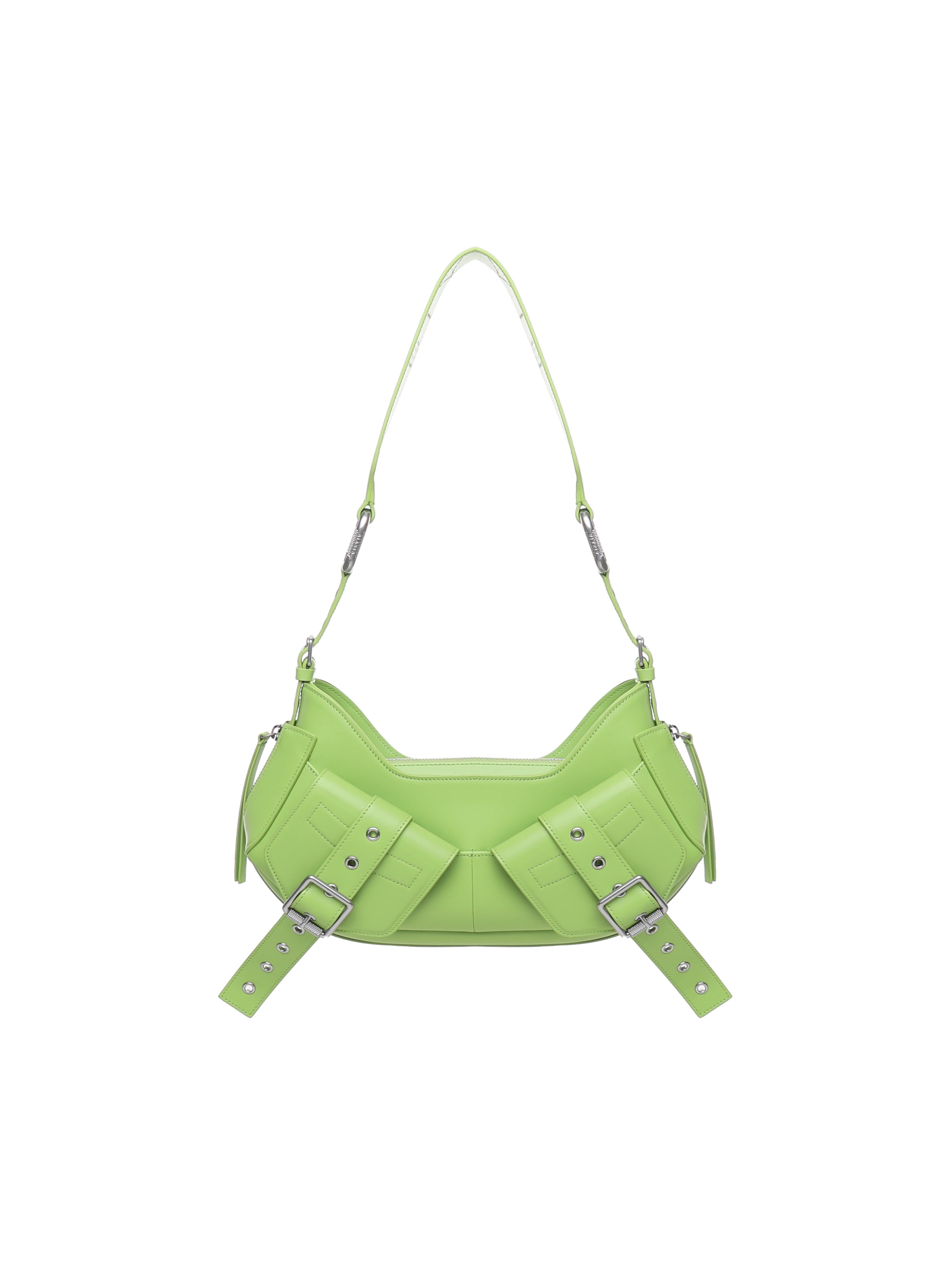 Borsa a spalla Y2K.001 FBBP70001 -VERDE/NIKEL BIASIA 