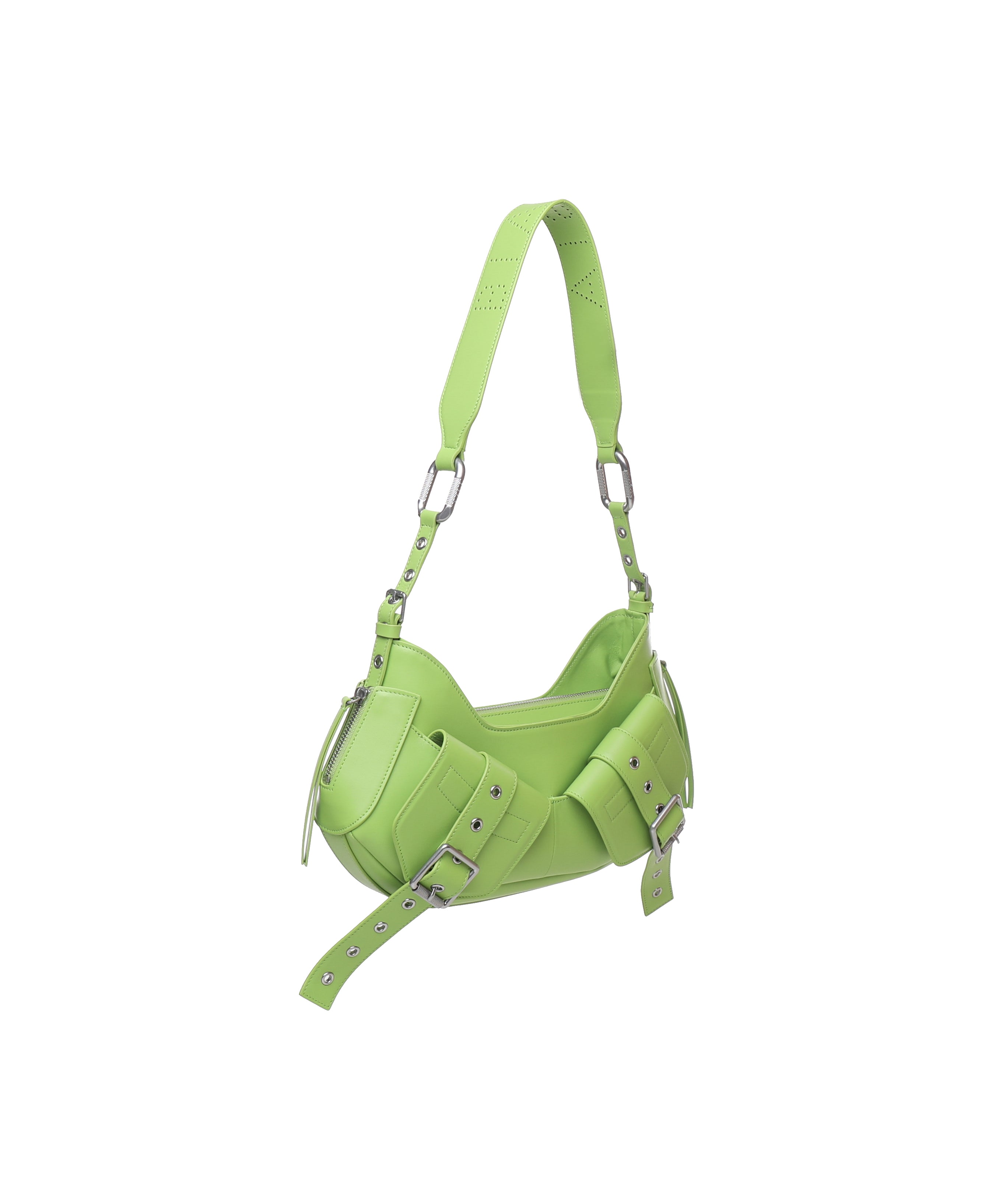 Borsa a spalla Y2K.001 FBBP70001 -VERDE/NIKEL BIASIA 