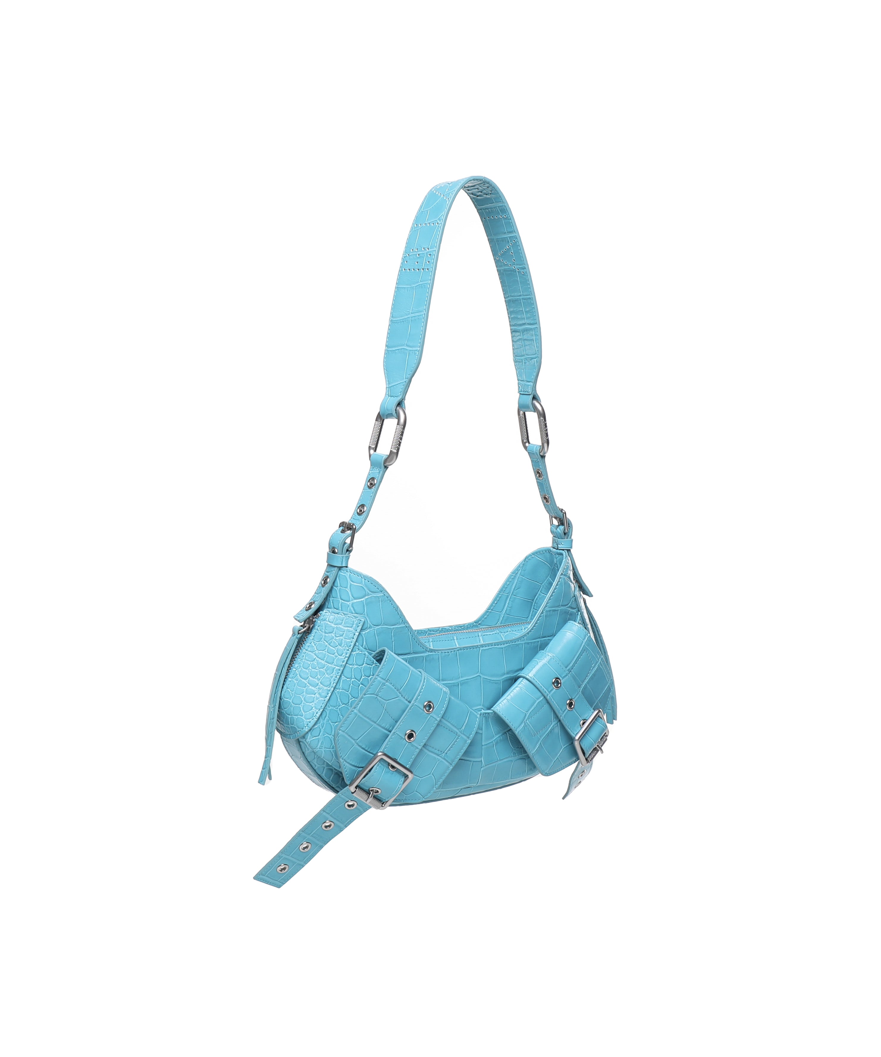 Borsa a spalla Y2K.001 FBBP70001COC -TURCHESE/NIKEL BIASIA 
