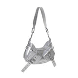 Borsa a spalla Y2K.001 FBBP70001LAM -ARGENTO/NICKEL BIASIA 