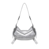 Borsa a spalla Y2K.001 FBBP70001LAM -ARGENTO/NICKEL BIASIA 