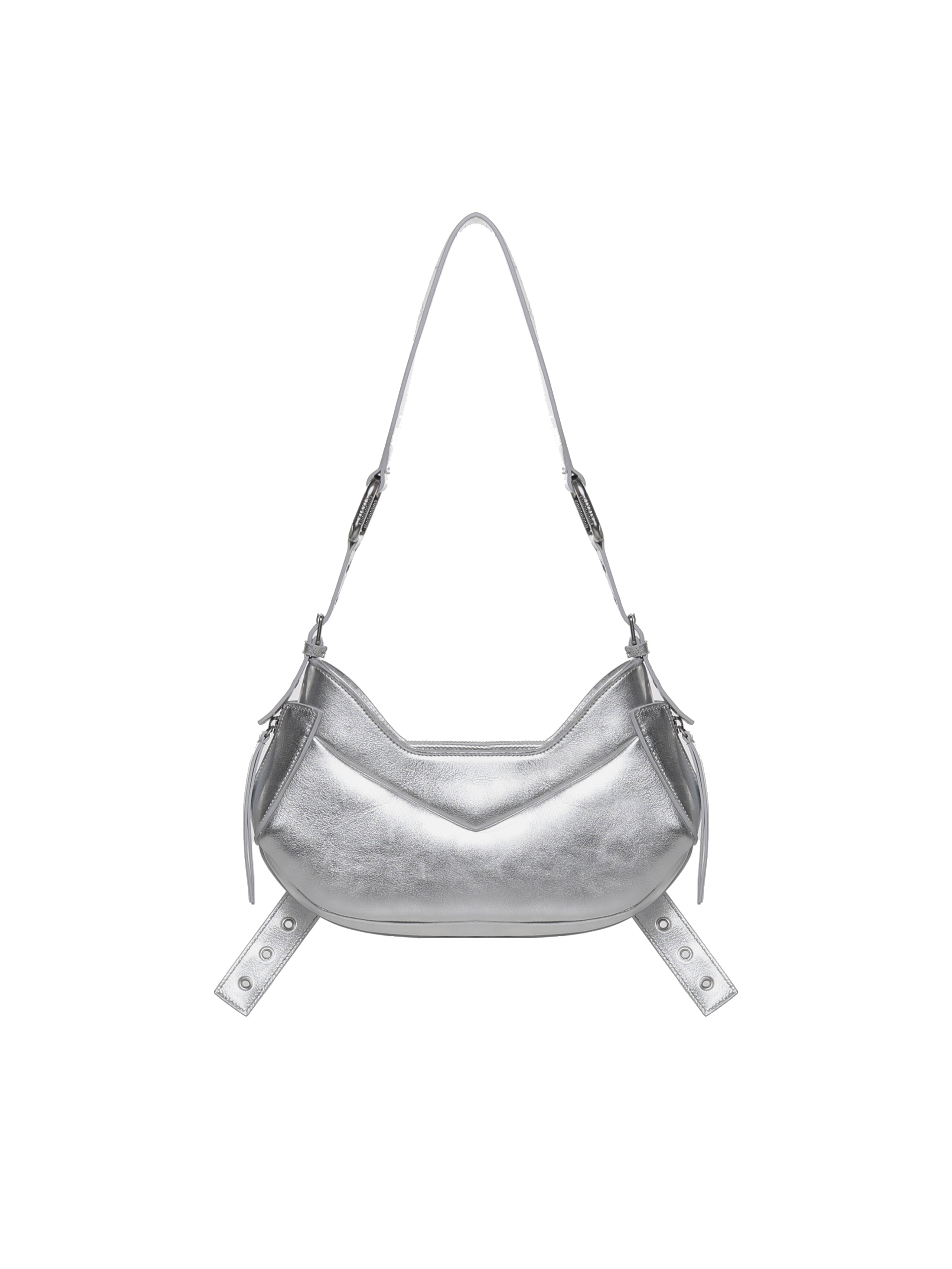 Borsa a spalla Y2K.001 FBBP70001LAM -ARGENTO/NICKEL BIASIA 