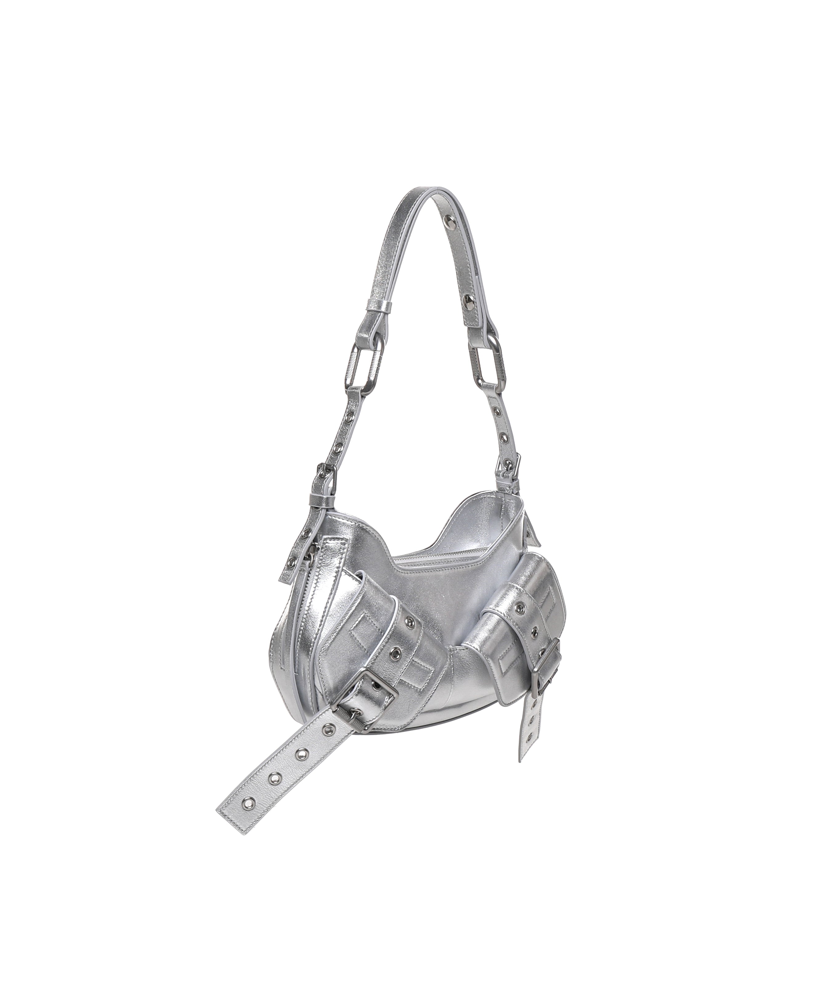 Borsa a spalla Y2K.002 FBBP70002LAM -ARGENTO/NIKEL BIASIA 
