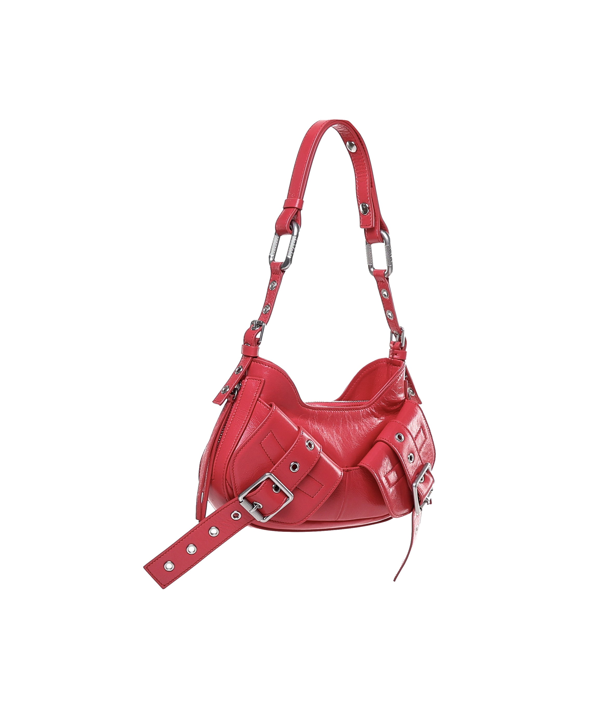 Borsa a spalla Y2K.002 FBBP70002STR -CILIEGIA/NIKEL BIASIA 