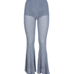 Pantaloni svasati all'uncinetto<BR/> 4P002A -N0946 BLUMARINE 