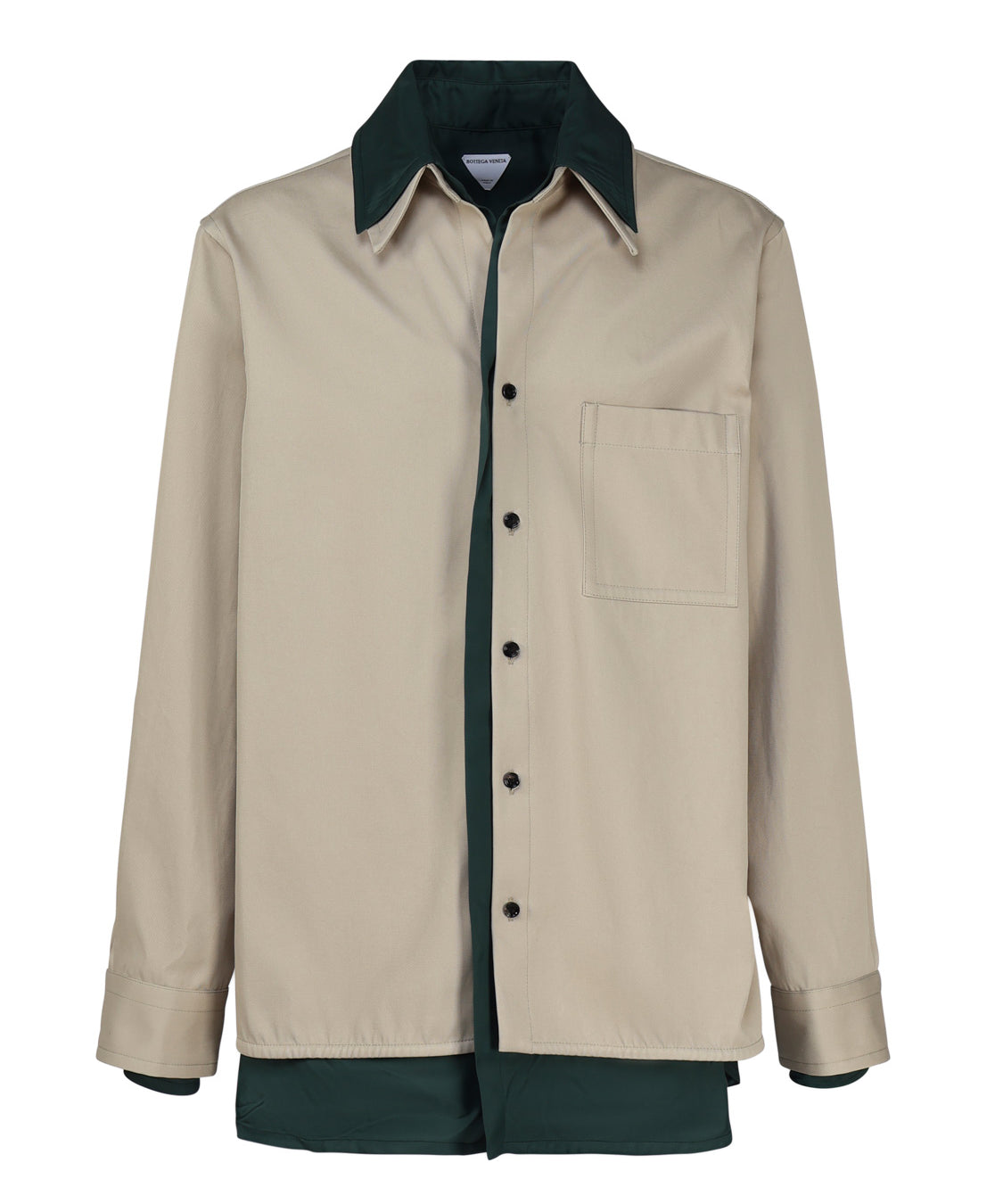 Camicia in twill di cotone doppio strato 739115 V2T103017 BOTTEGA VENETA 