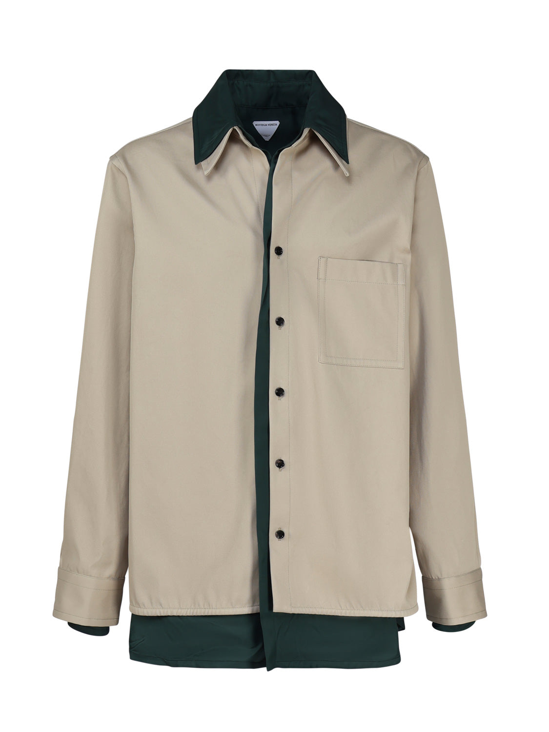Camicia in twill di cotone doppio strato 739115 V2T103017 BOTTEGA VENETA 