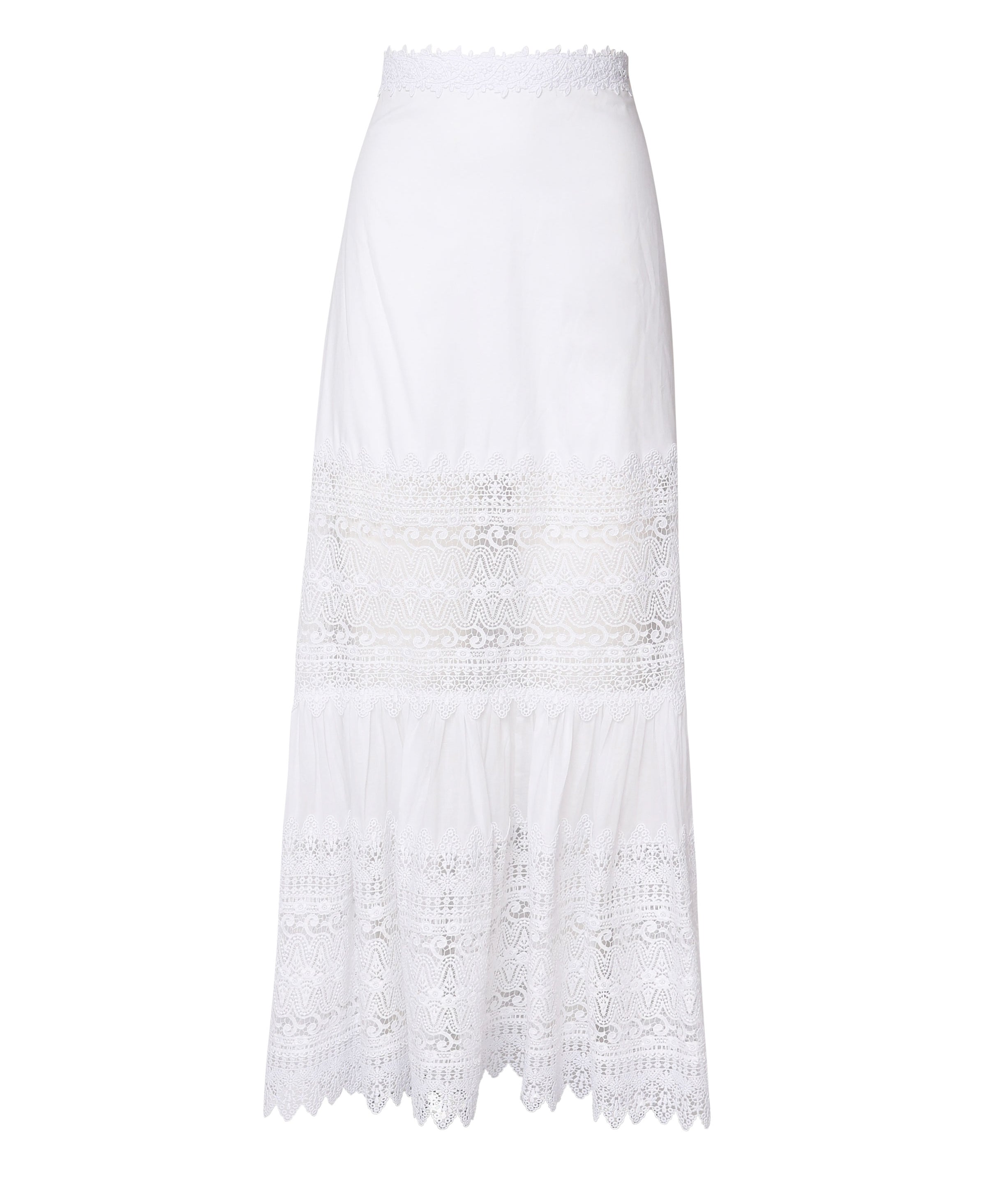 Gonna in pizzo 231407 -WHITE CHARO RUIZ 