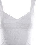 Top in tessuto tecnico con lavorazione in pizzo F7T19T G9798W0800 DOLCE & GABBANA 