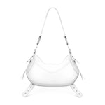 Borsa a spalla Y2K.001 FBBP70001 -BIANCO/NIKEL BIASIA 