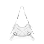 Borsa a spalla Y2K.002 FBBP70002 -BIANCO/NIKEL BIASIA 