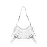 Borsa a spalla Y2K.002 FBBP70002 -BIANCO/NIKEL BIASIA 