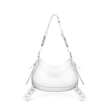 Borsa a spalla Y2K.002 FBBP70002 -BIANCO/NIKEL BIASIA 