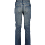 Jeans taglio dritto in denim blu 734311 Y07HA4296 SAINT LAURENT 