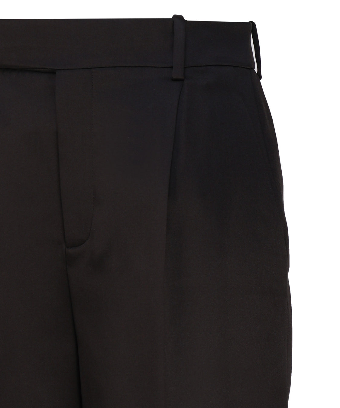 Pantaloni svasati in satin 736713 Y013G1000 SAINT LAURENT 