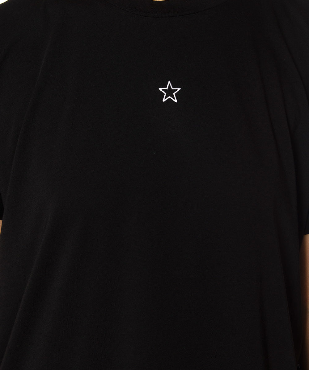 T-shirt in cotone con ricamo logo a contrasto 457142 SIW201000 STELLA McCARTNEY 