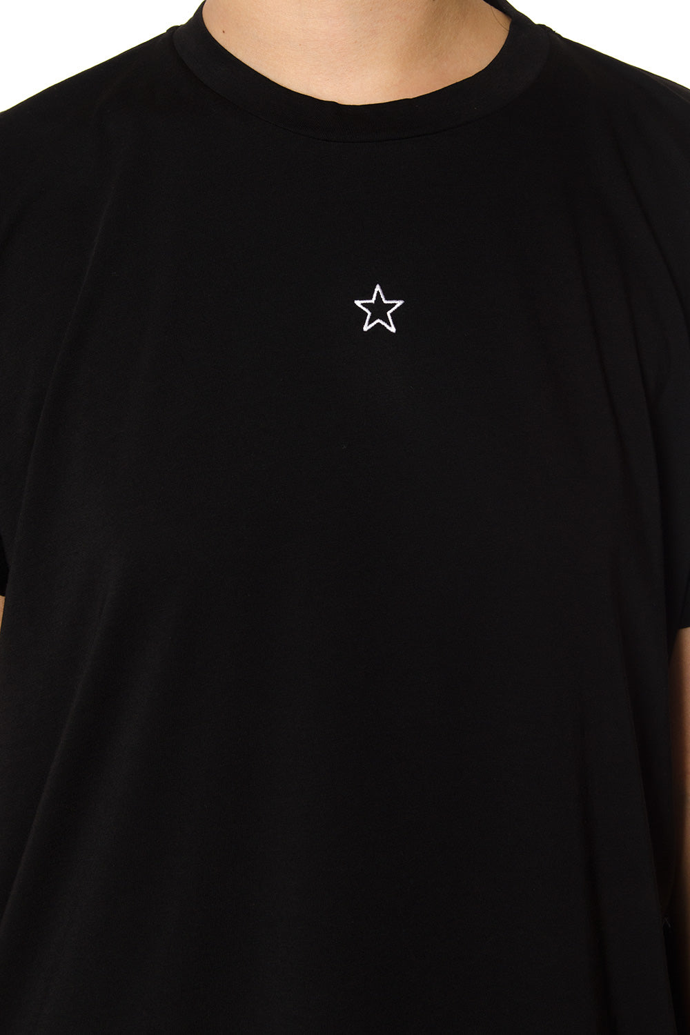 T-shirt in cotone con ricamo logo a contrasto 457142 SIW201000 STELLA McCARTNEY 