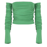 Top drappeggiato T130705A TJV020409 THE ANDAMANE 