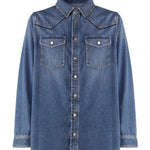 Camicia in denim Studshirt 2V3DB94J 93B558 VALENTINO GARAVANI 