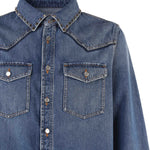 Camicia in denim Studshirt 2V3DB94J 93B558 VALENTINO GARAVANI 