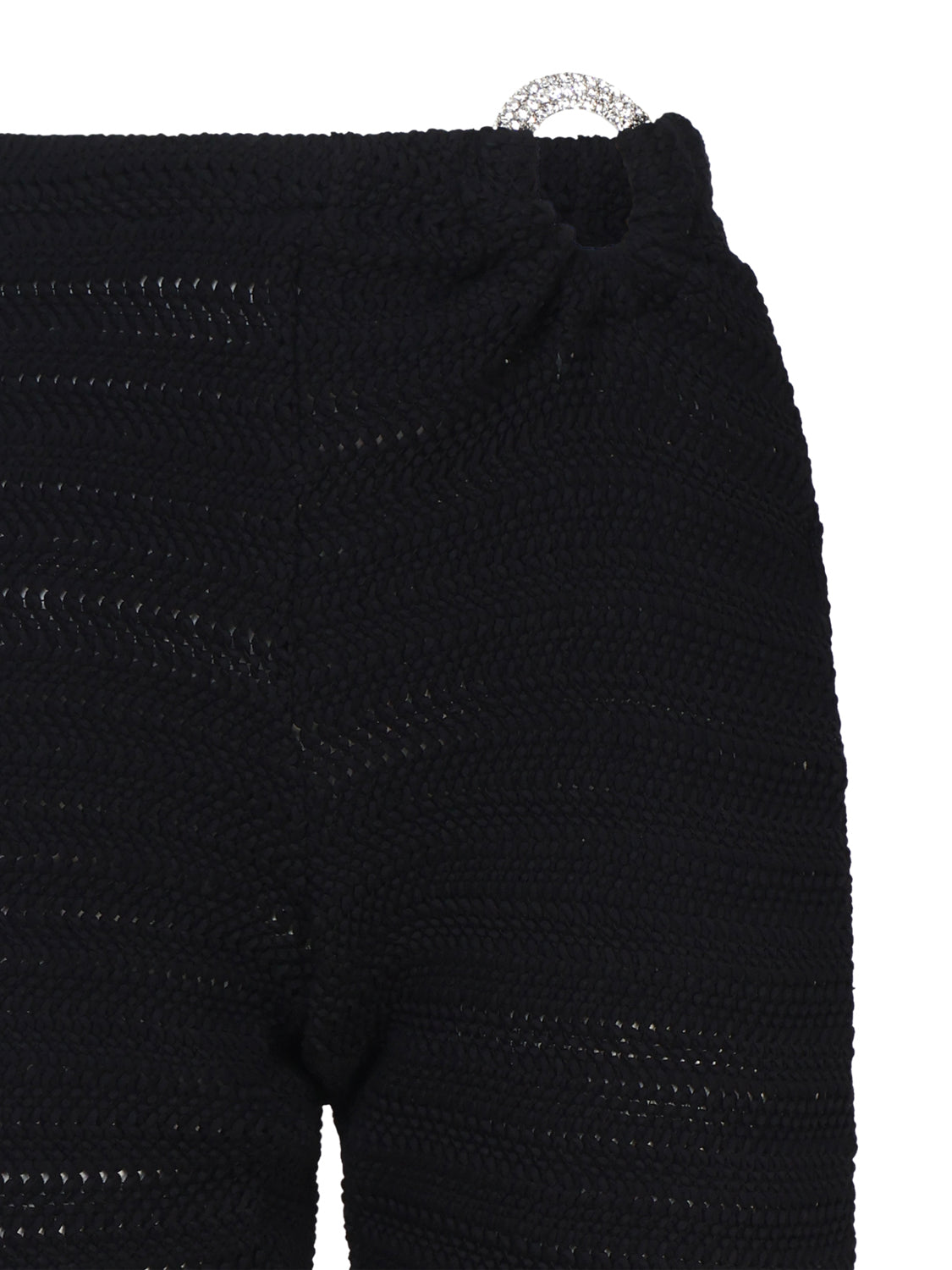Pantalone svasato con anello AUS4PANTI -BLACK ALBERTO AUDENINO 