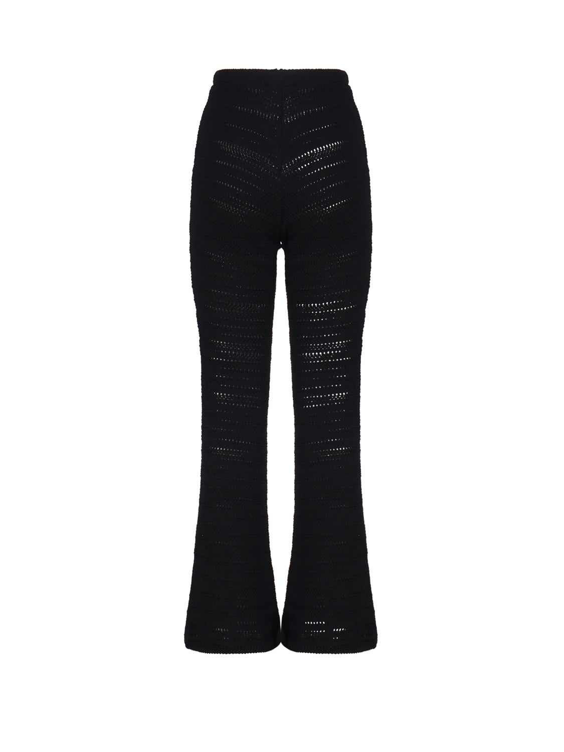 Pantalone svasato con anello AUS4PANTI -BLACK ALBERTO AUDENINO 