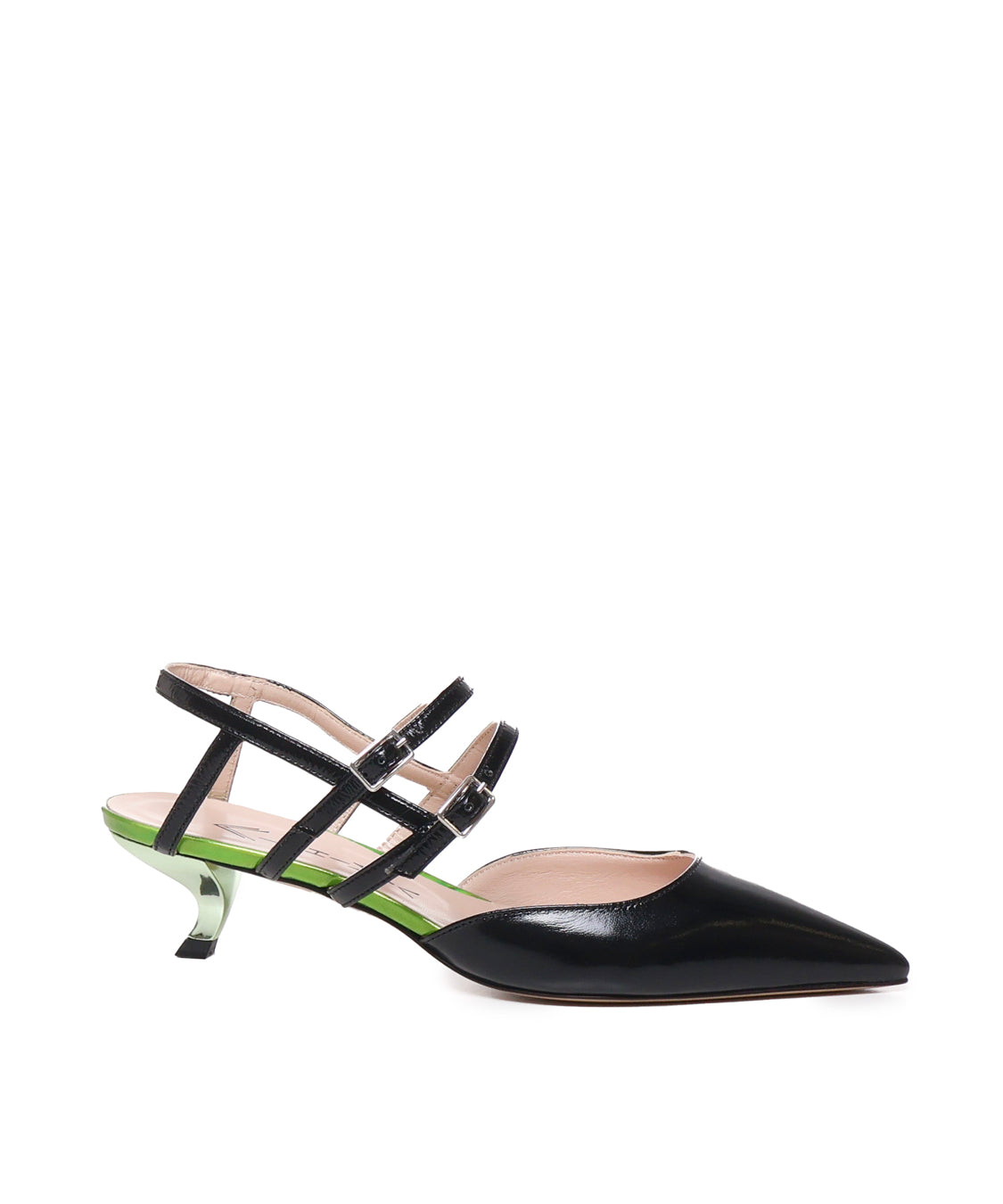 Scarpe con punta e cinturini ANNA S2403 VERLUXNERO ALCHIMIA 