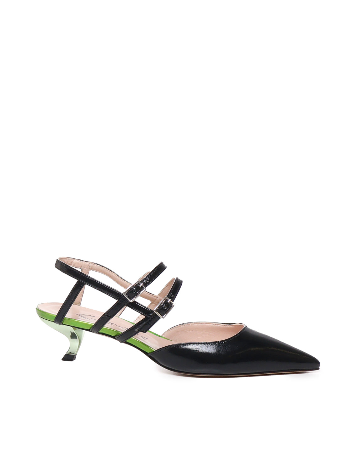 Scarpe con punta e cinturini ANNA S2403 VERLUXNERO ALCHIMIA 