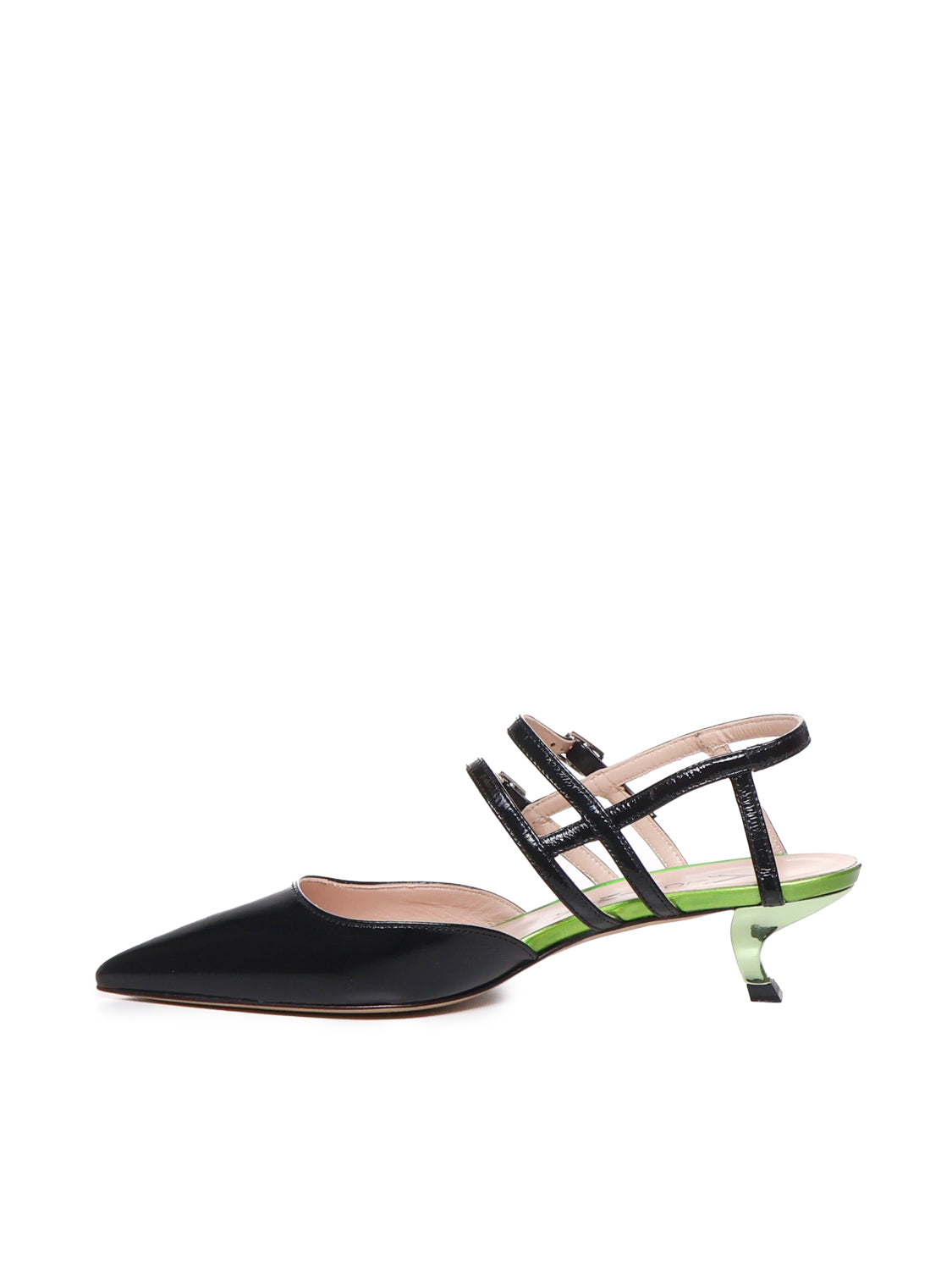 Scarpe con punta e cinturini ANNA S2403 VERLUXNERO ALCHIMIA 