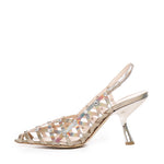 Décolleté in pelle metallizzata CHARLIE S2402 IRIDEALBA ALCHIMIA 