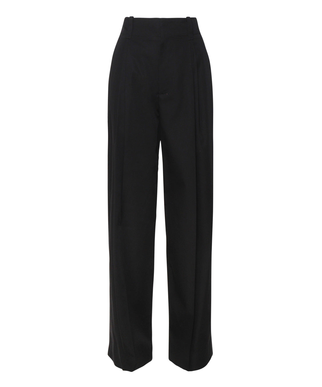 Pantaloni in lana grain de poudre compatta 771675 V3YS01002 BOTTEGA VENETA 