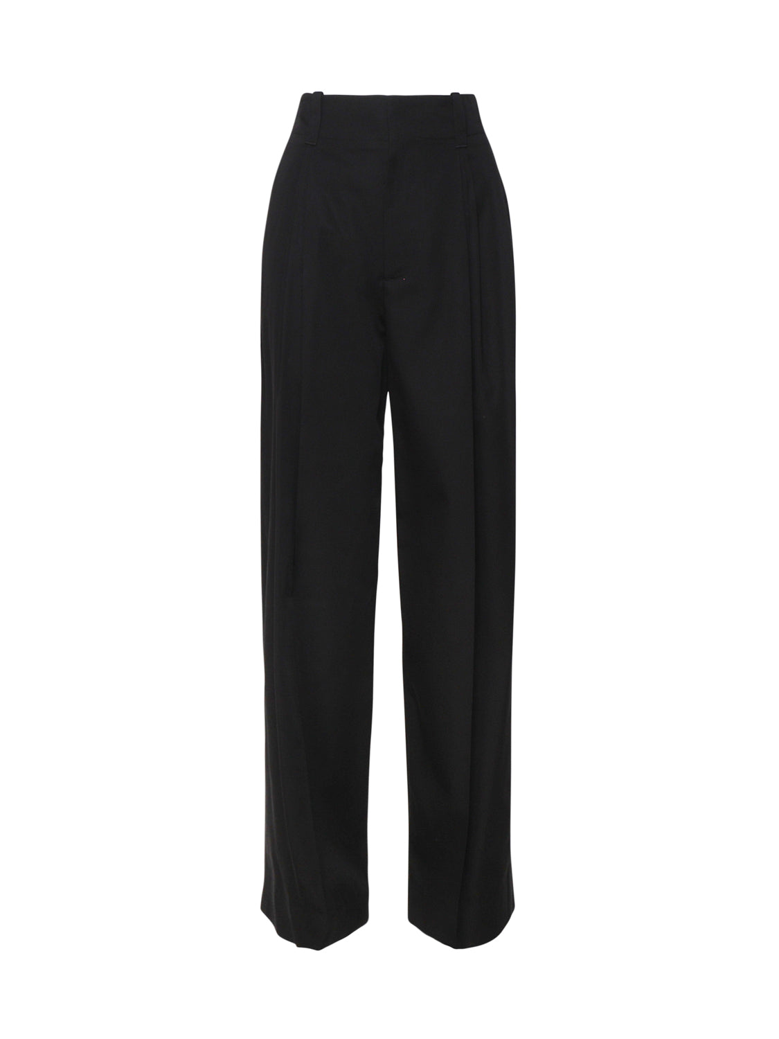 Pantaloni in lana grain de poudre compatta 771675 V3YS01002 BOTTEGA VENETA 