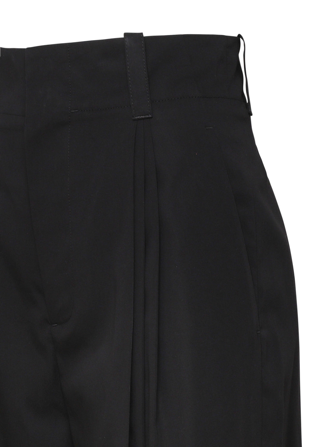 Pantaloni in lana grain de poudre compatta 771675 V3YS01002 BOTTEGA VENETA 
