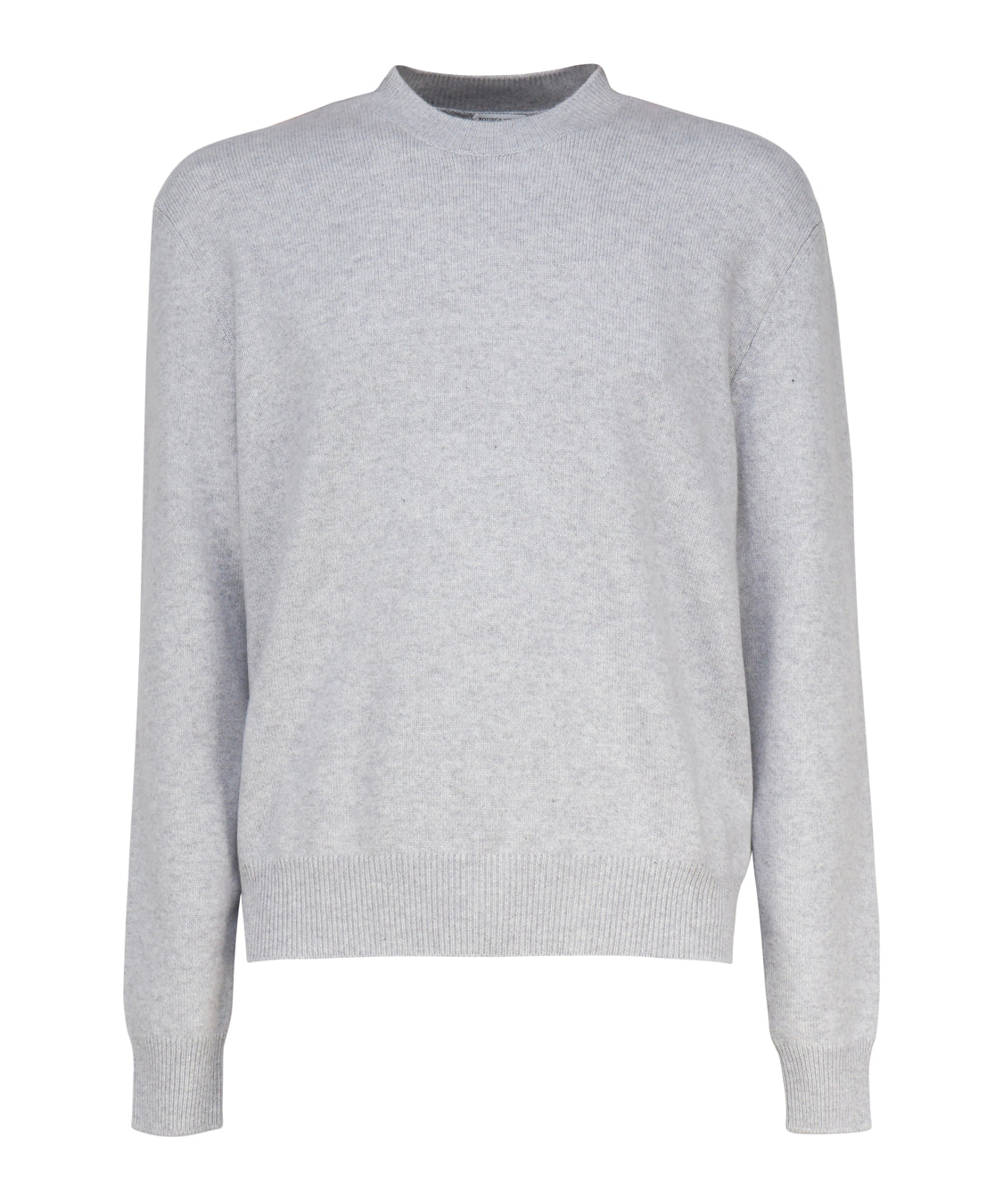 Maglia in cashmere con toppe in pelle intrecciata 772376 V2MM01180 BOTTEGA VENETA 