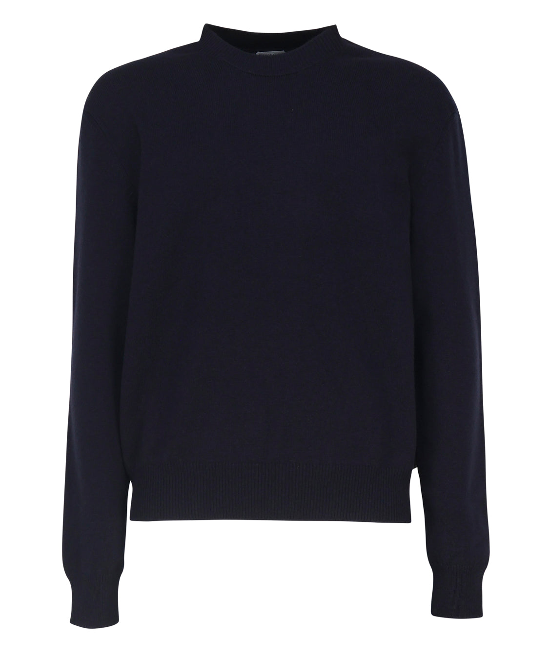 Maglia in cashmere con toppe in pelle intrecciata 772376 V2MM04121 BOTTEGA VENETA 