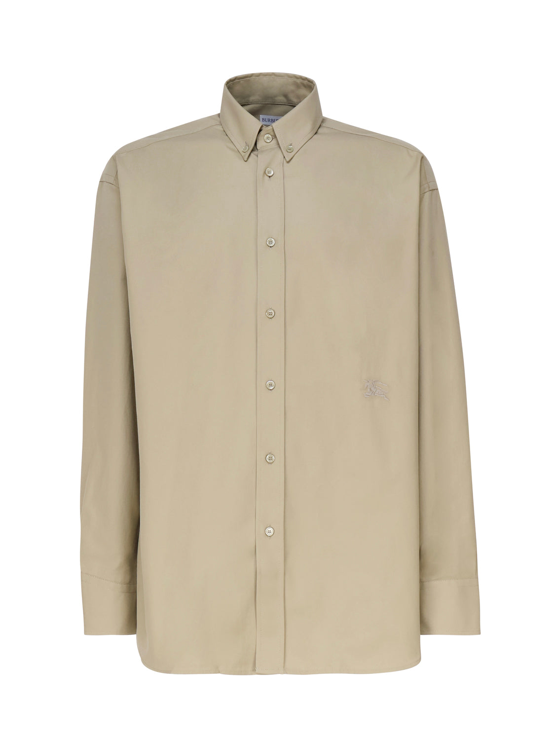 Camicia in cotone con logo sul fianco 8082303 .B7311 BURBERRY 