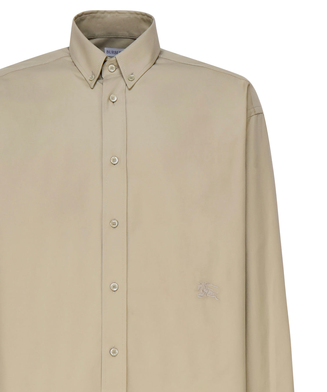 Camicia in cotone con logo sul fianco 8082303 .B7311 BURBERRY 