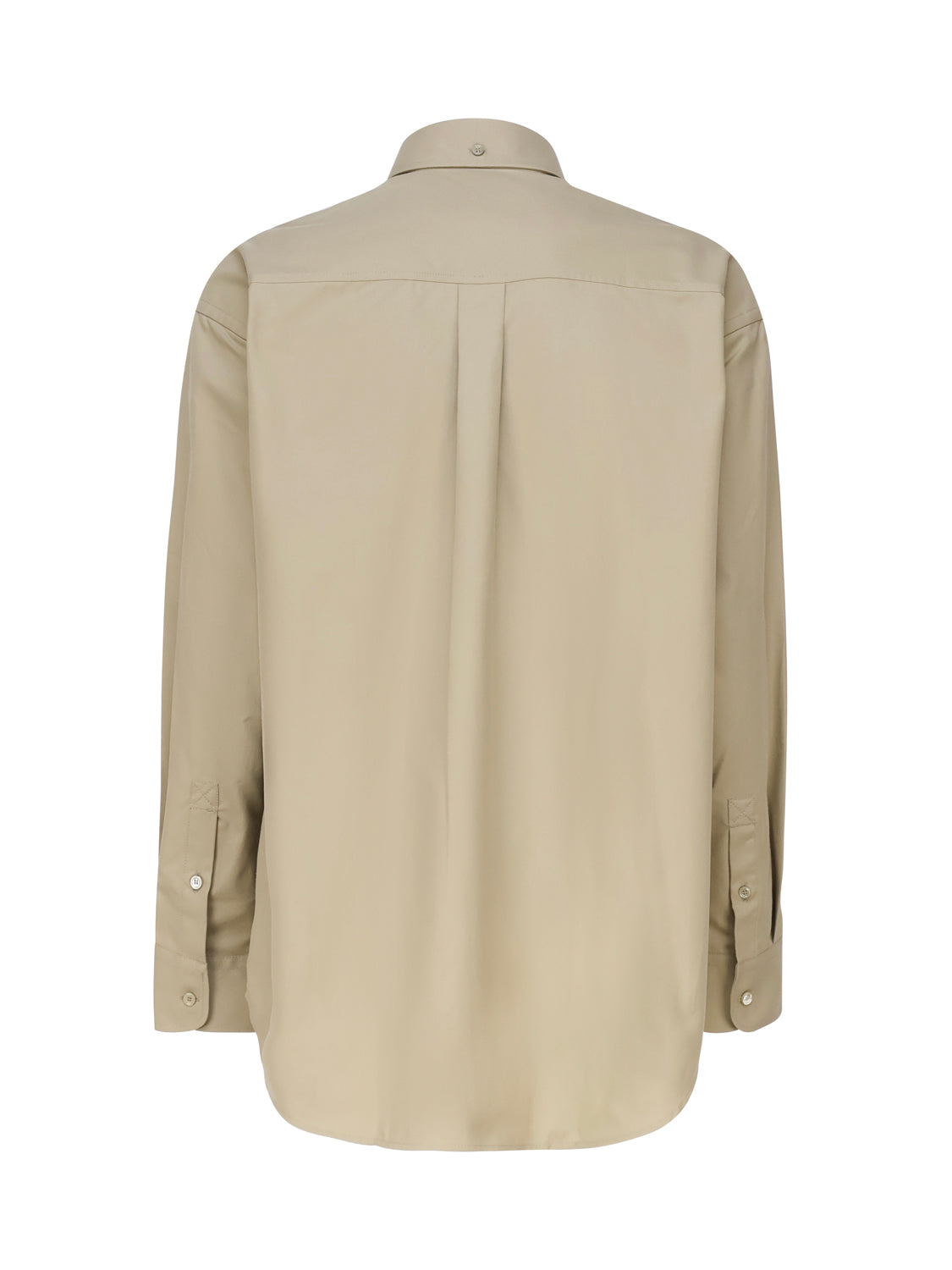 Camicia in cotone con logo sul fianco 8082303 .B7311 BURBERRY 
