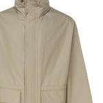 Giacca in gabardine con cappuccio Check 8083672 .B7311 BURBERRY 