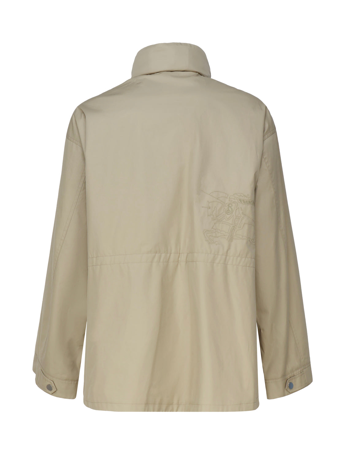 Giacca in gabardine con cappuccio Check 8083672 .B7311 BURBERRY 