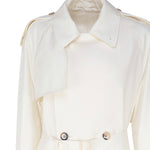 Trench lungo in pura seta 8086313 .B9352 BURBERRY 